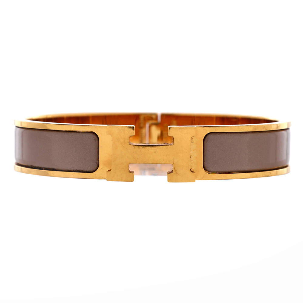 Hermes Narrow Clic H Bracelet Enamel
